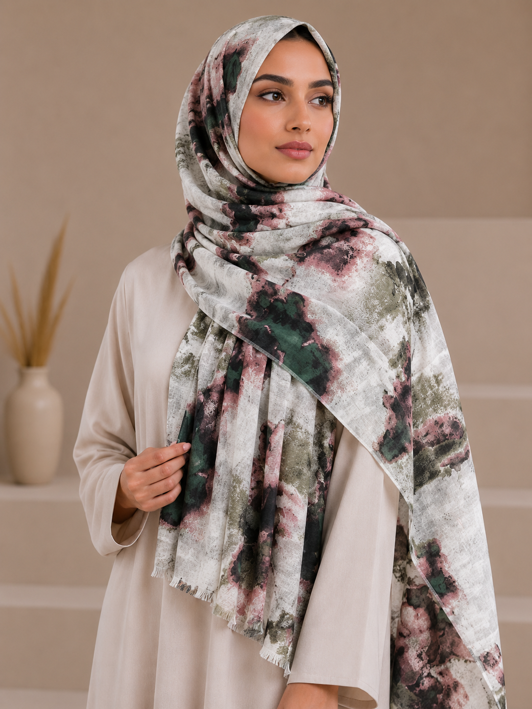 WATERCOLOUR MODAL PRINTED HIJABS