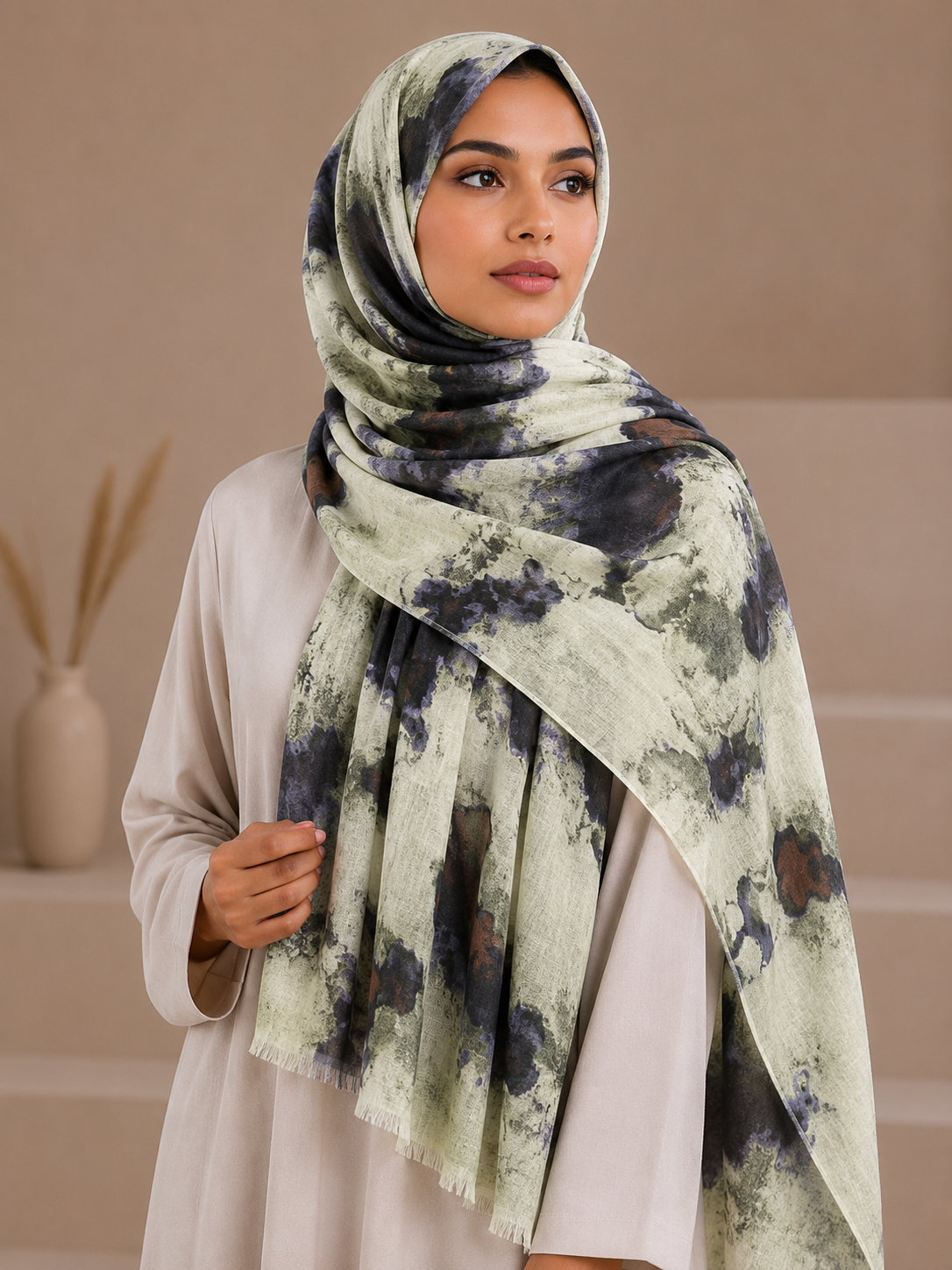 WATERCOLOUR MODAL PRINTED HIJABS