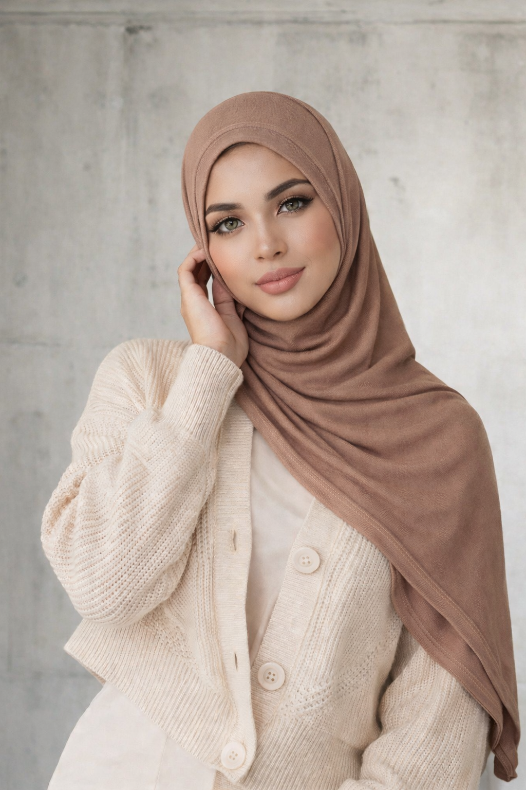 Double Stitched Egyptian Jersey Hijabs 
