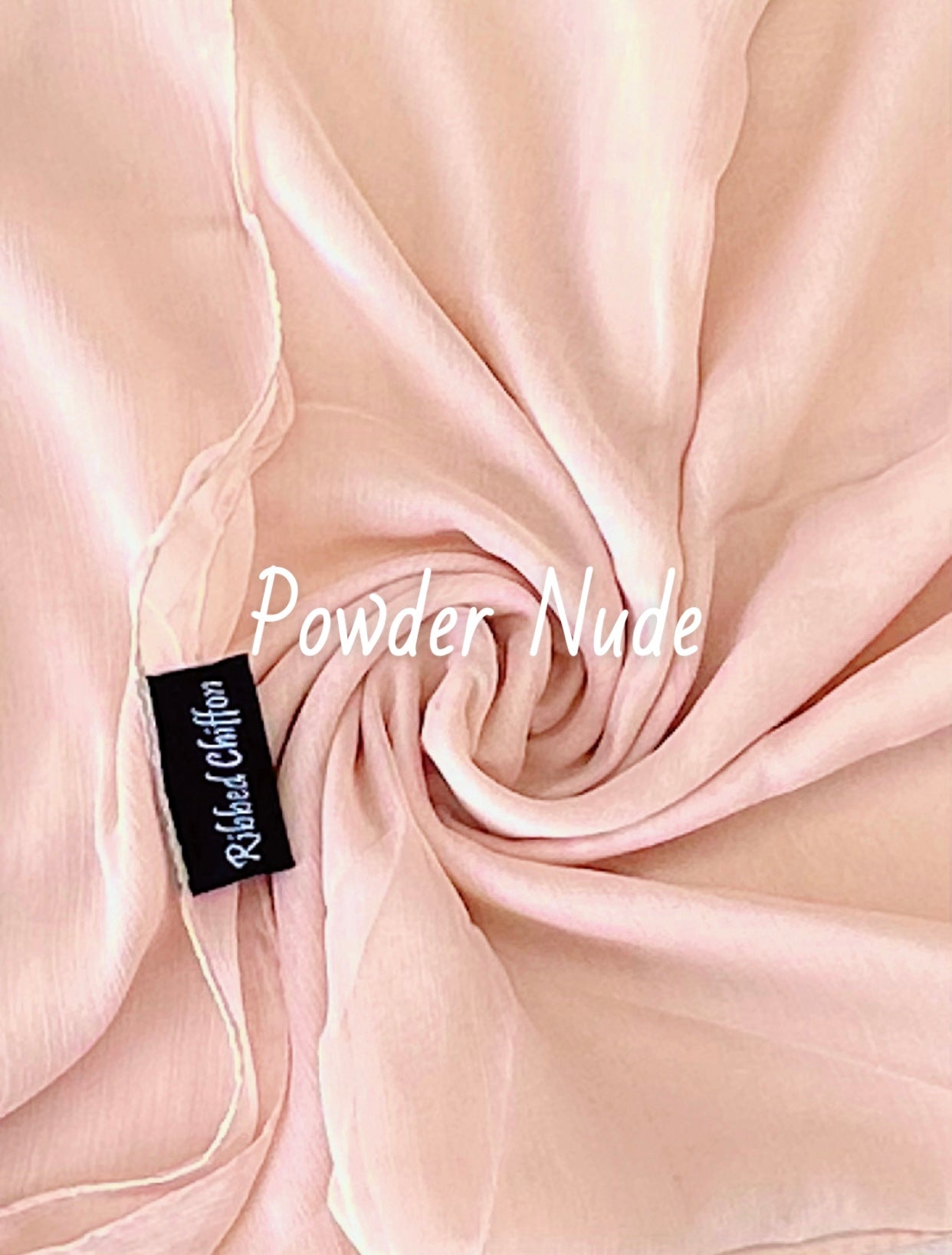 RIBBED SILK CHIFFON HIJABS AAB INSPIRED