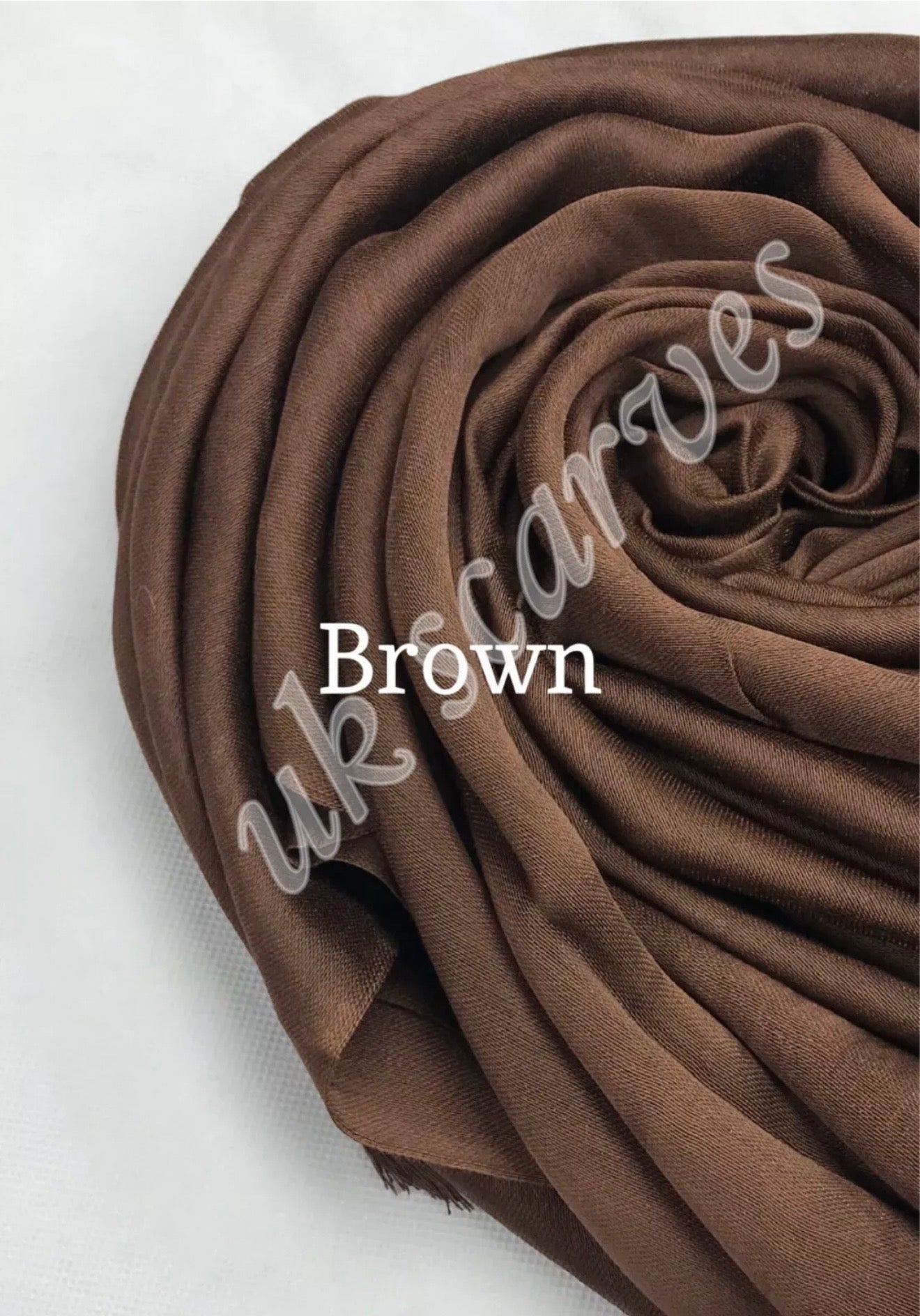 Silky Shiny Viscose Hijab Frayed Edges 