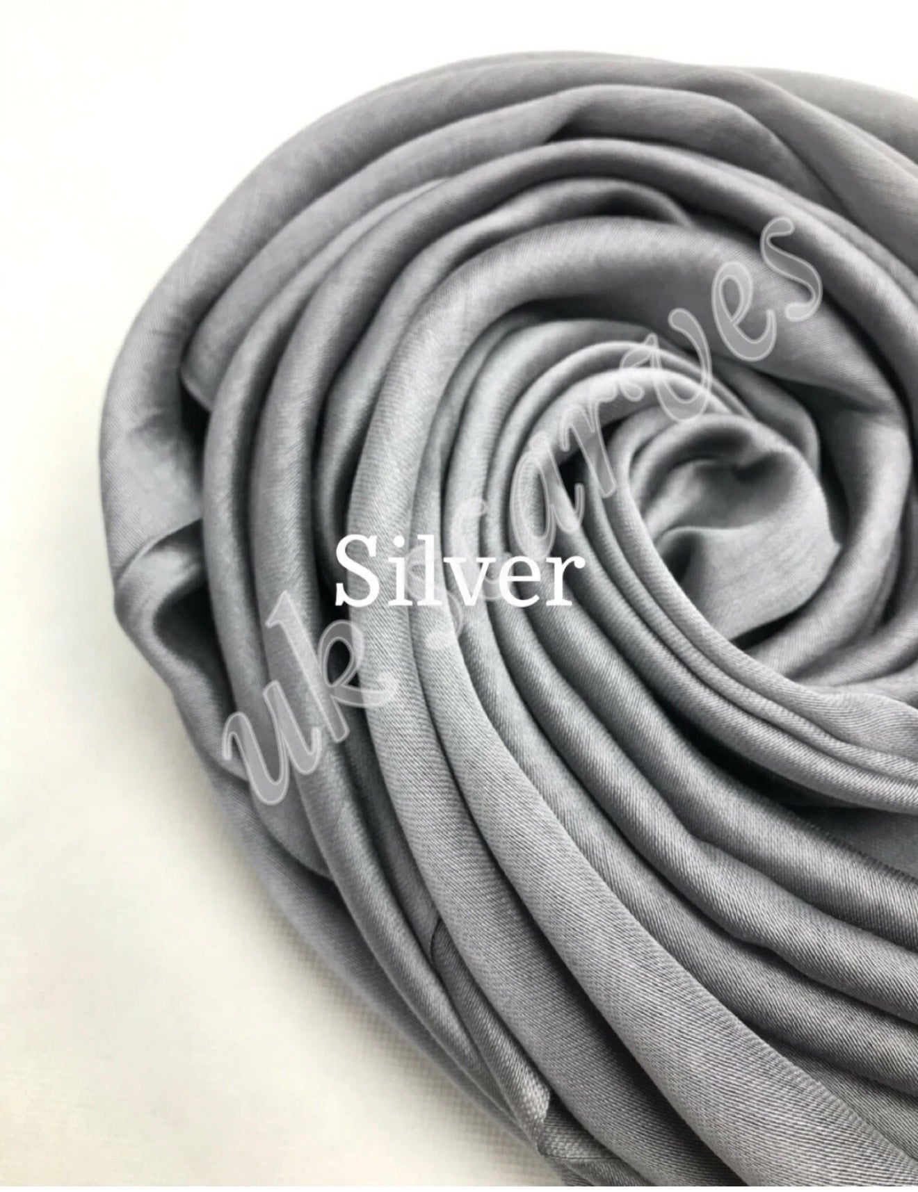 Silky Shiny Viscose Hijab Frayed Edges 