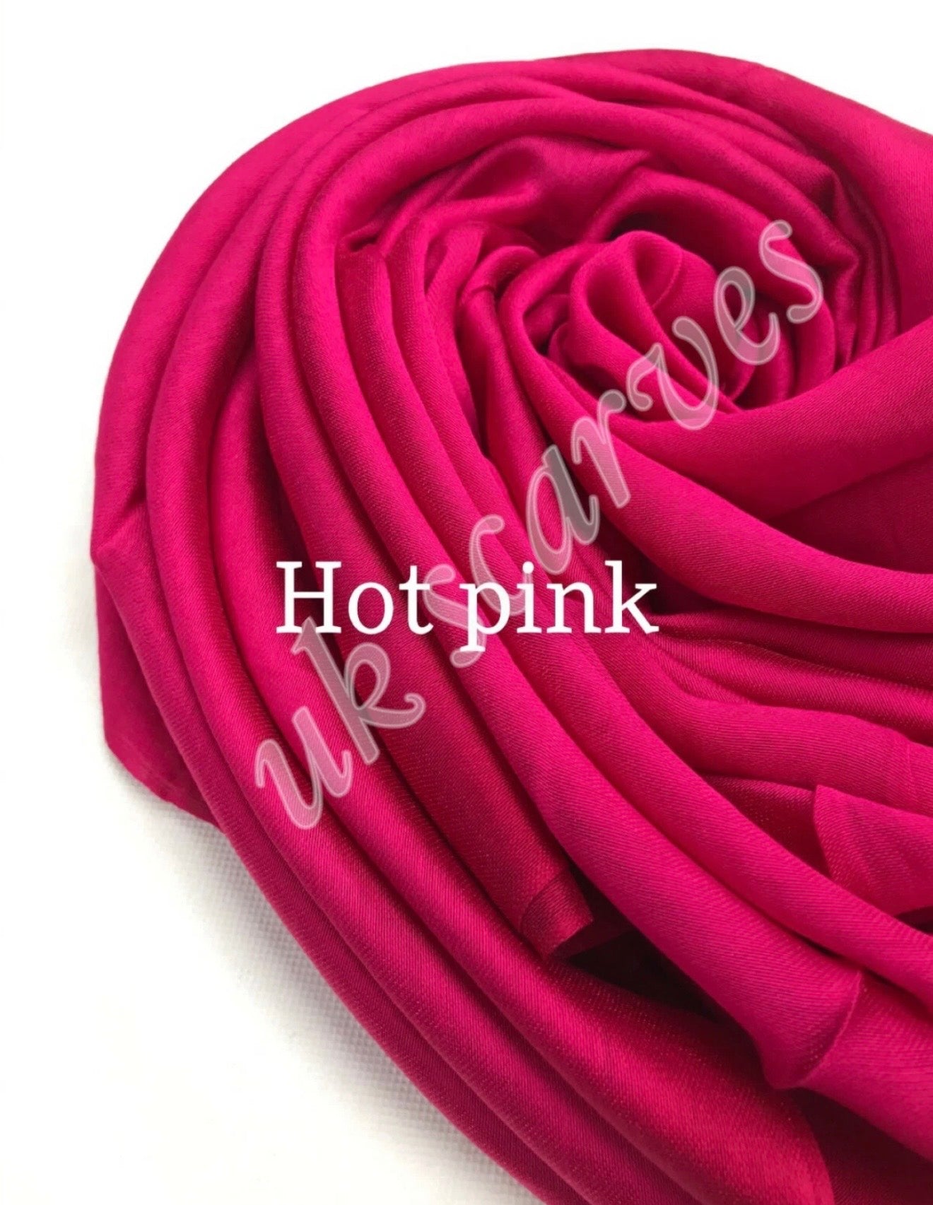 Silky Shiny Viscose Hijab Frayed Edges 