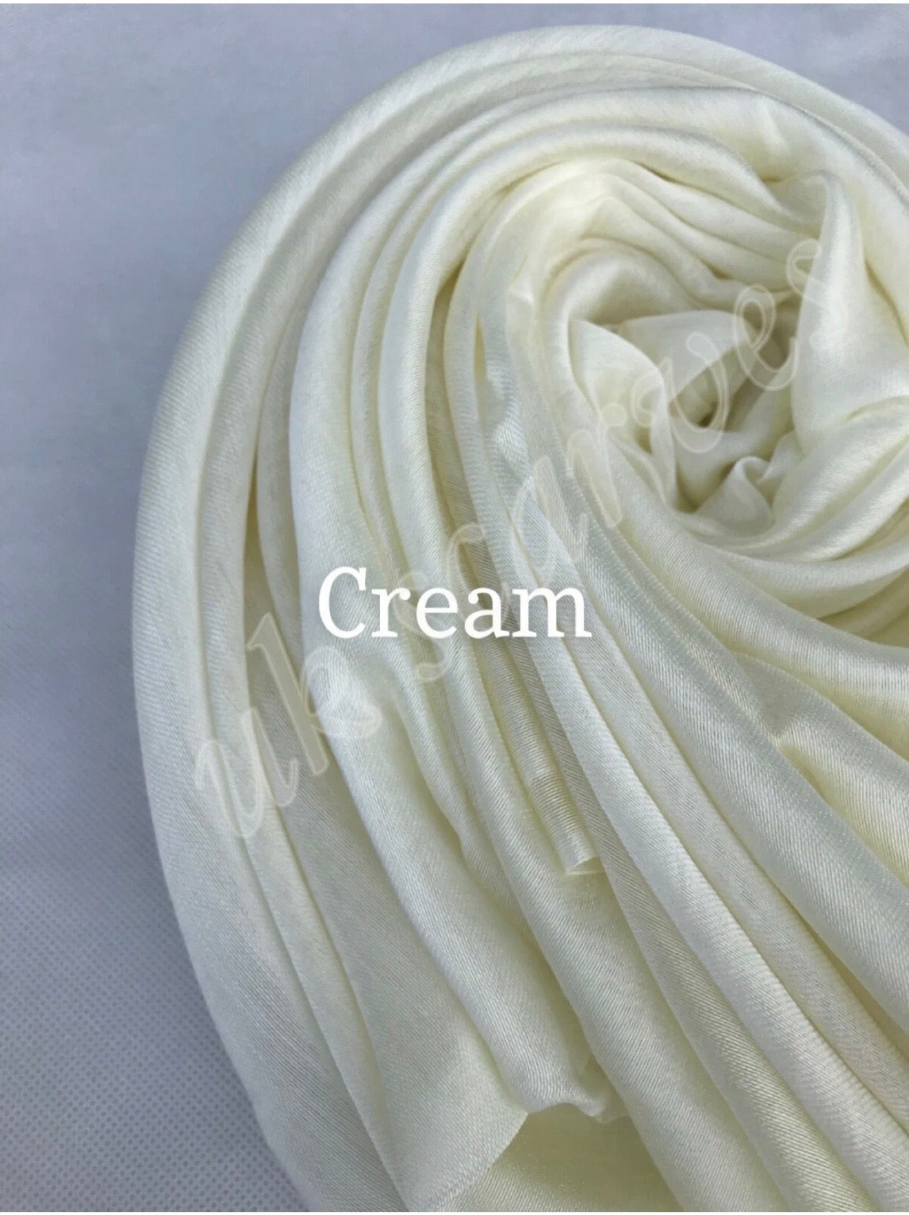 Silky Shiny Viscose Hijab Frayed Edges 