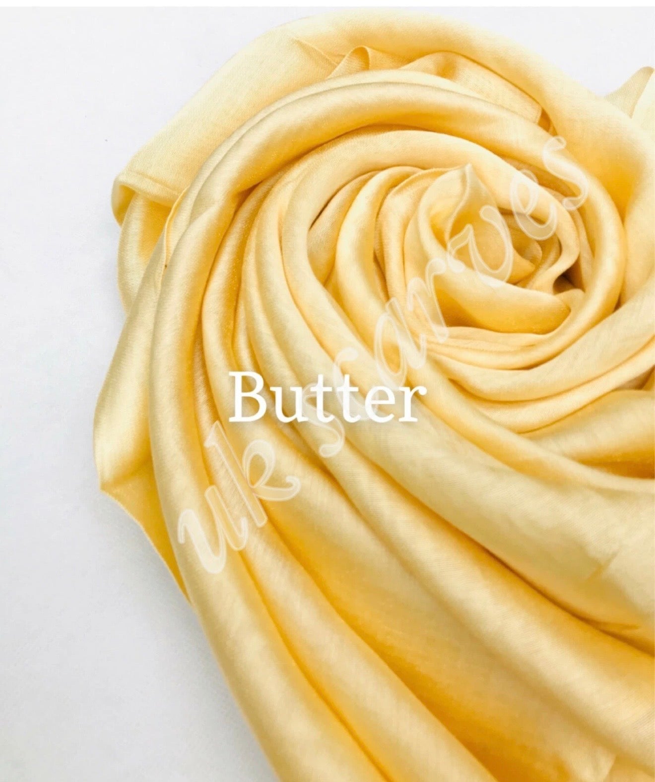 Silky Shiny Viscose Hijab Frayed Edges 