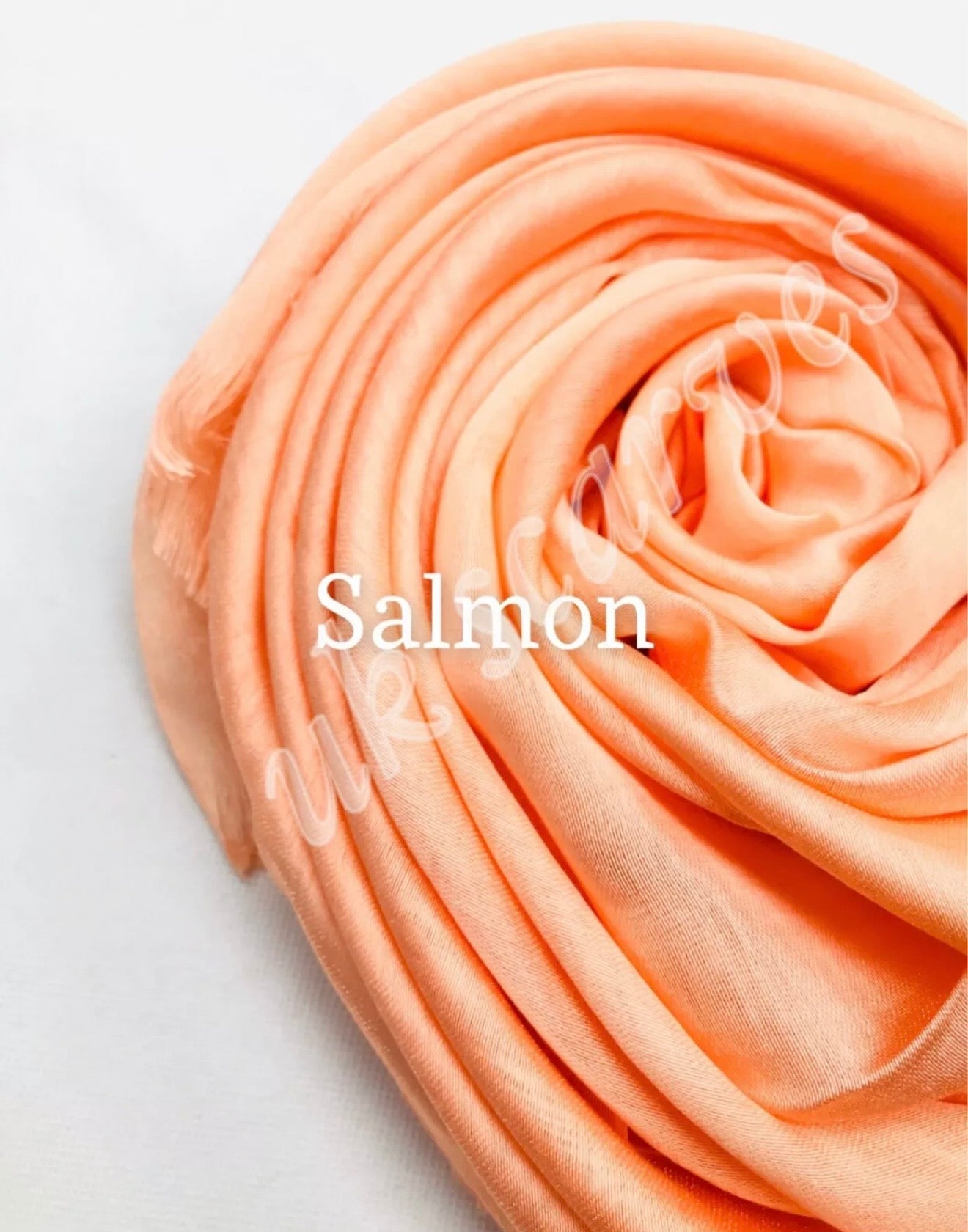 Silky Shiny Viscose Hijab Frayed Edges 