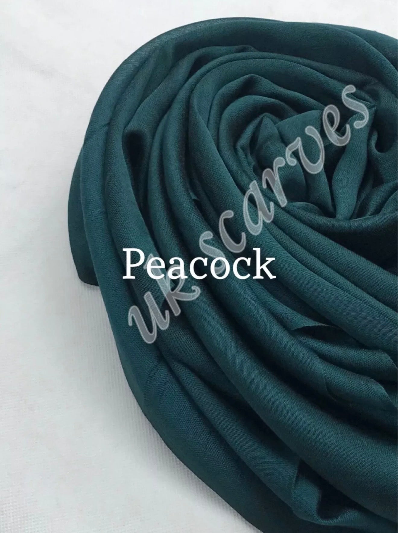 Silky Shiny Viscose Hijab Frayed Edges 