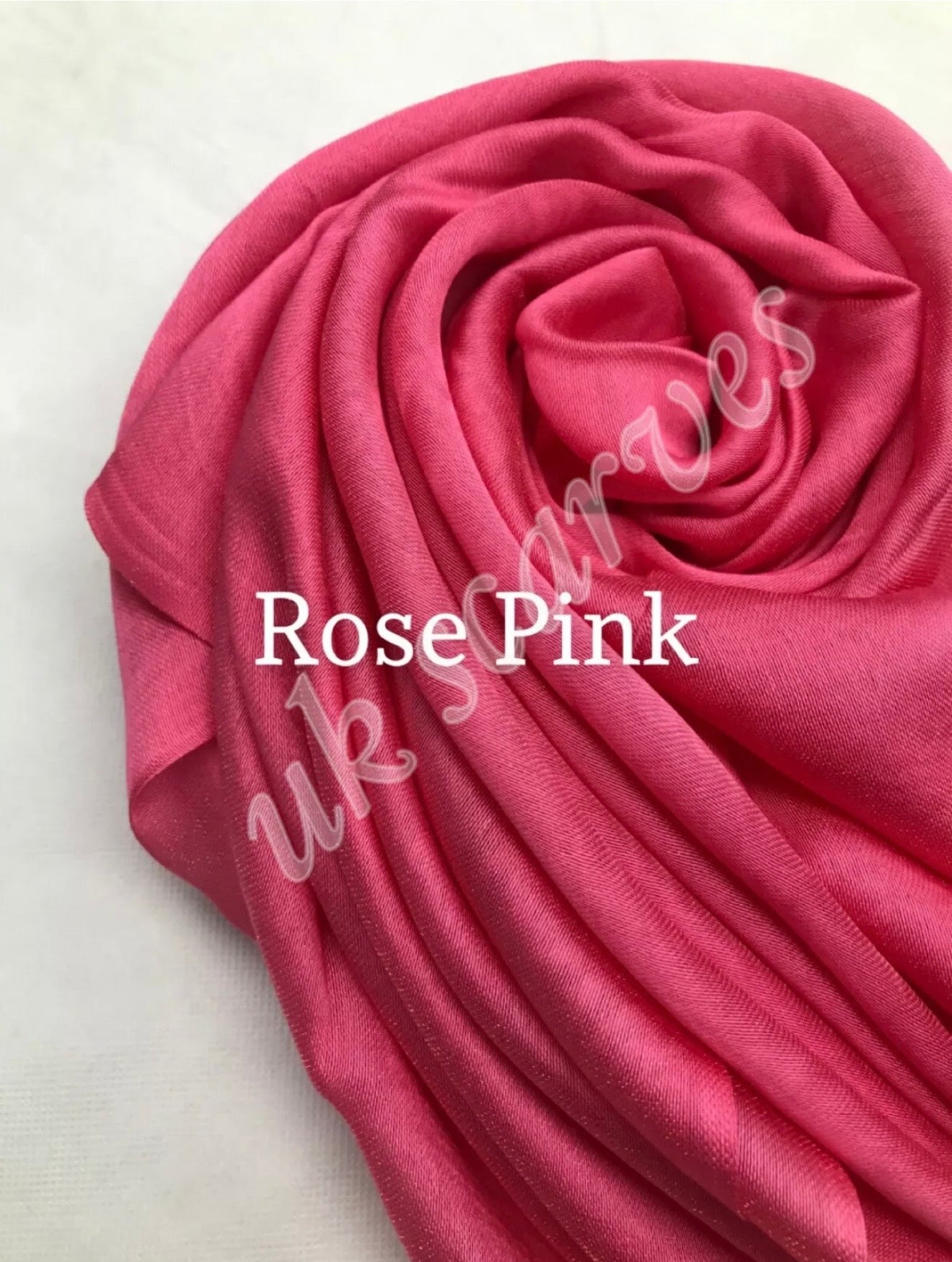 Silky Shiny Viscose Hijab Frayed Edges 