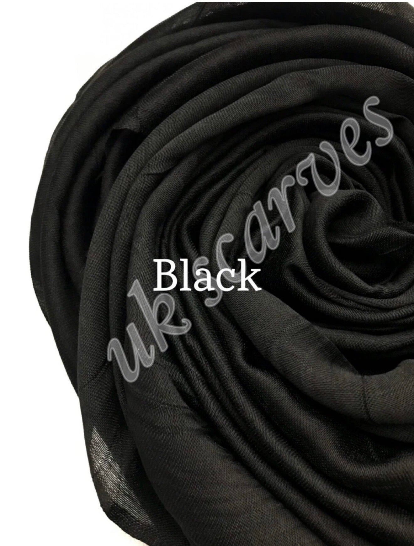 Silky Shiny Viscose Hijab Frayed Edges 