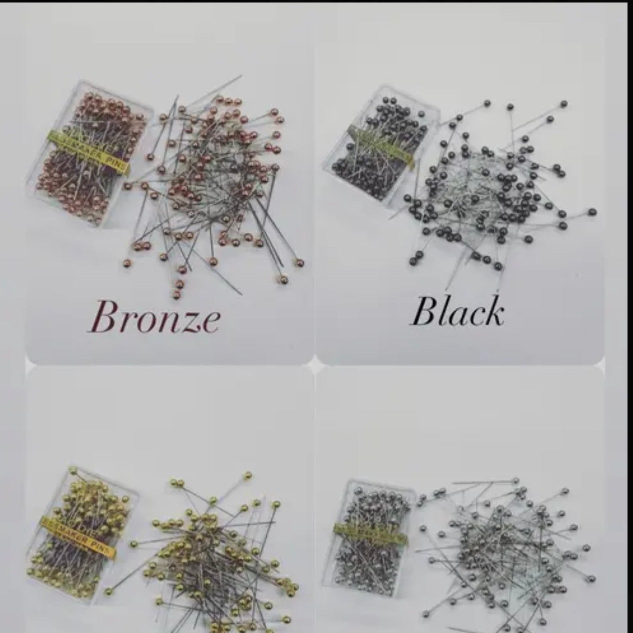 Round Head Hijab Pins