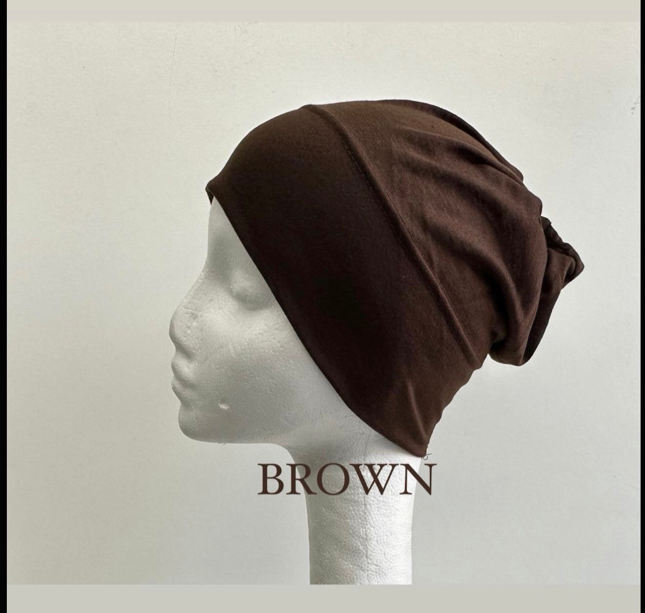 TUBE BONNET CLOSED HIJAB UNDER CAP