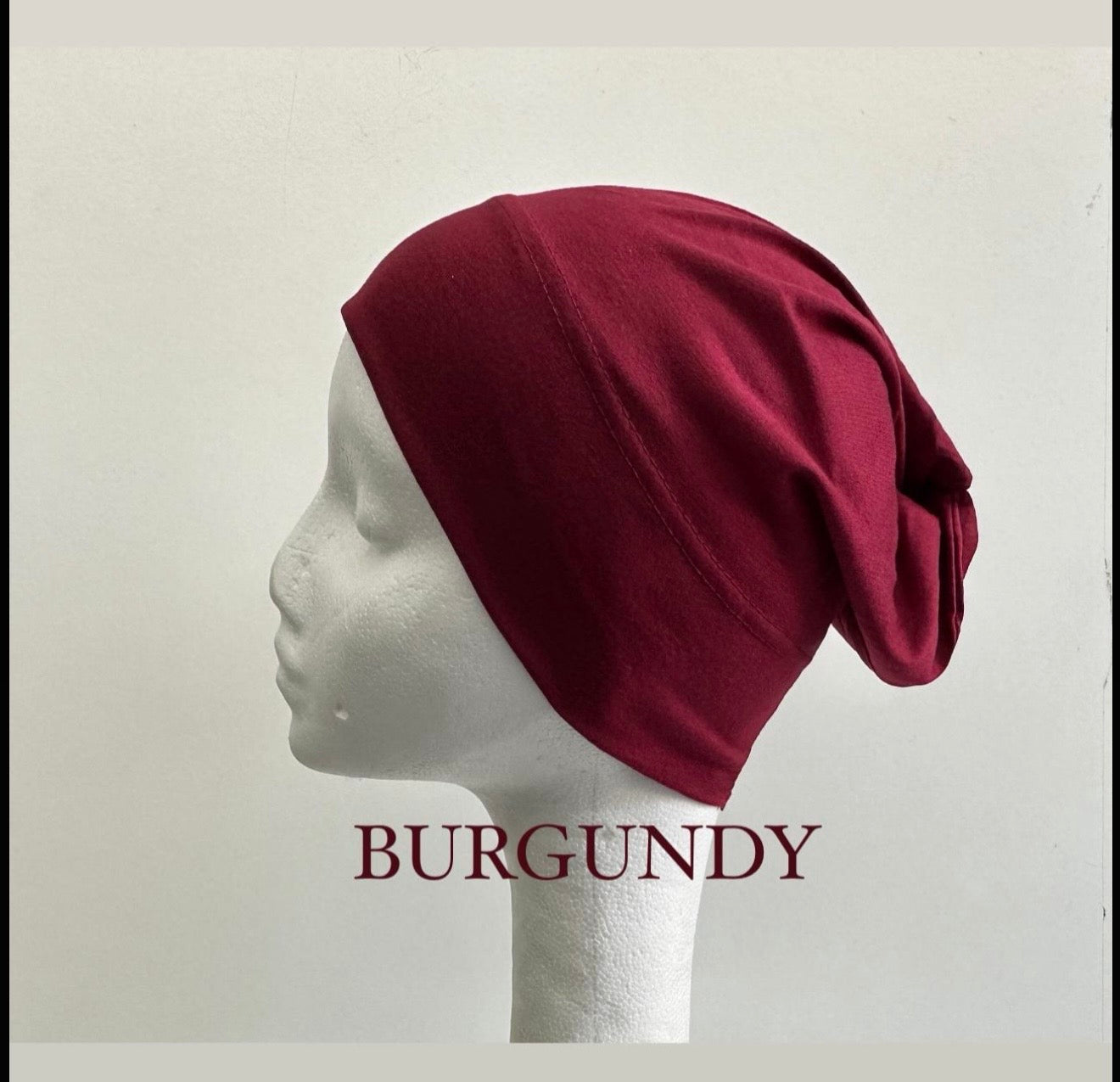 TUBE BONNET CLOSED HIJAB UNDER CAP