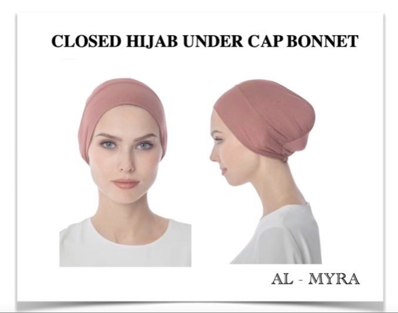 TUBE BONNET CLOSED HIJAB UNDER CAP
