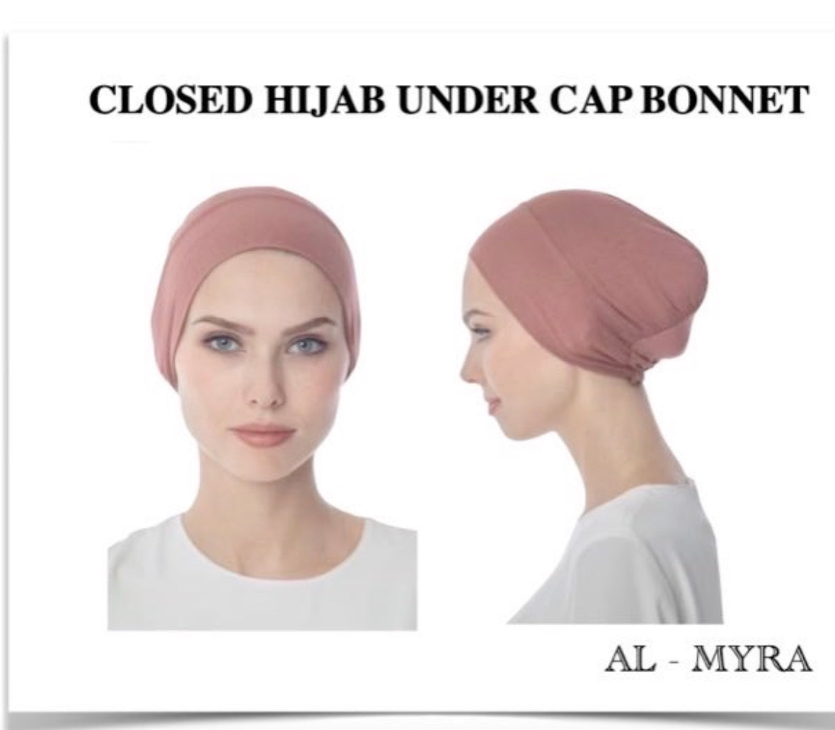 TUBE BONNET CLOSED HIJAB UNDER CAP
