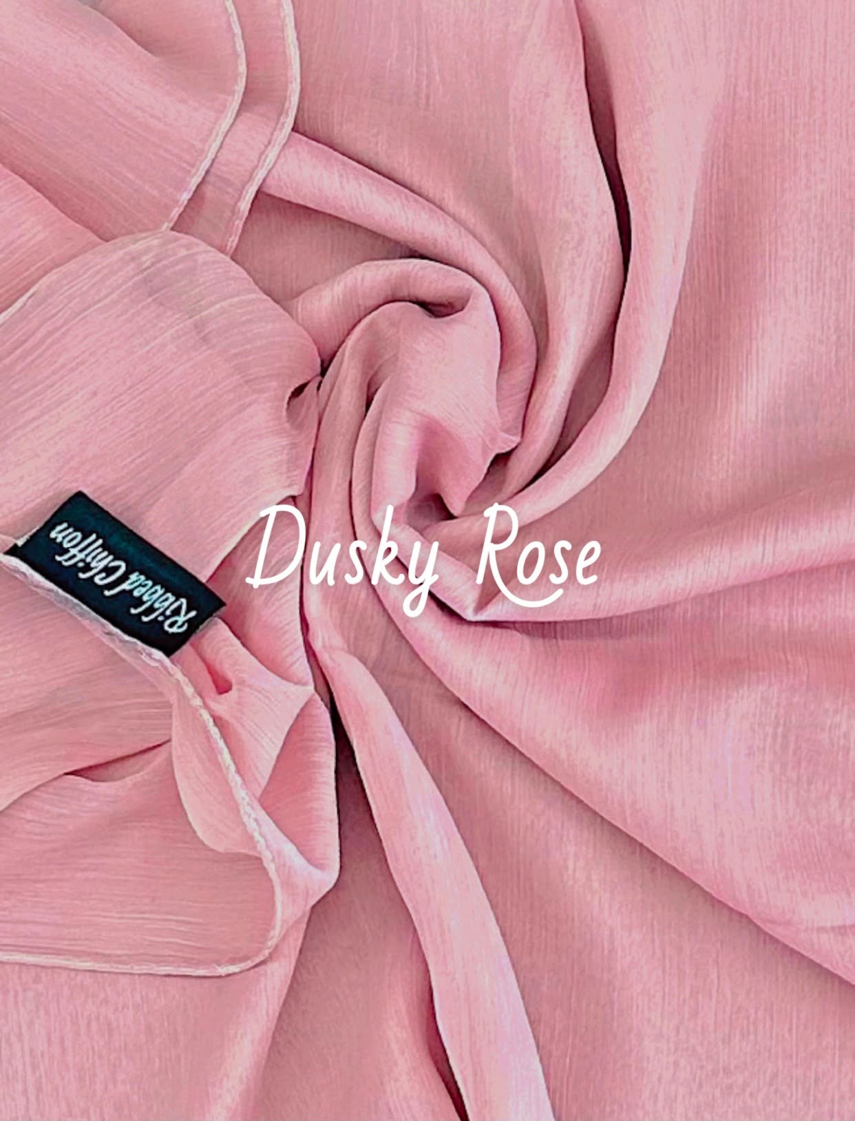 RIBBED SILK CHIFFON HIJABS AAB INSPIRED