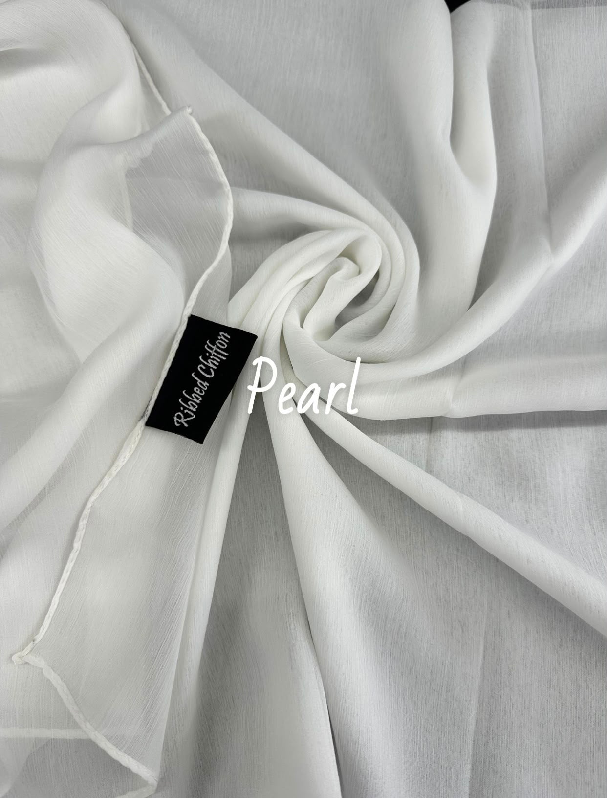 RIBBED SILK CHIFFON HIJABS AAB INSPIRED