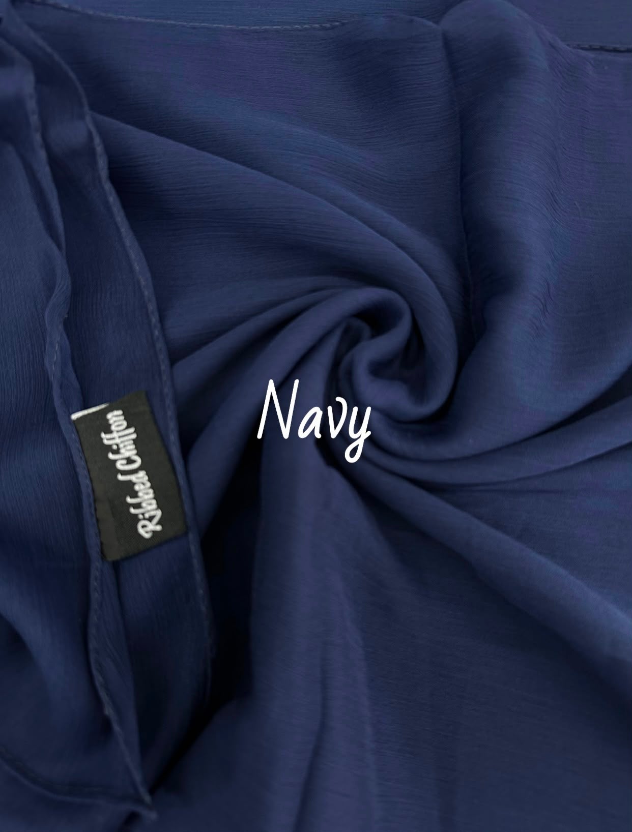 RIBBED SILK CHIFFON HIJABS AAB INSPIRED