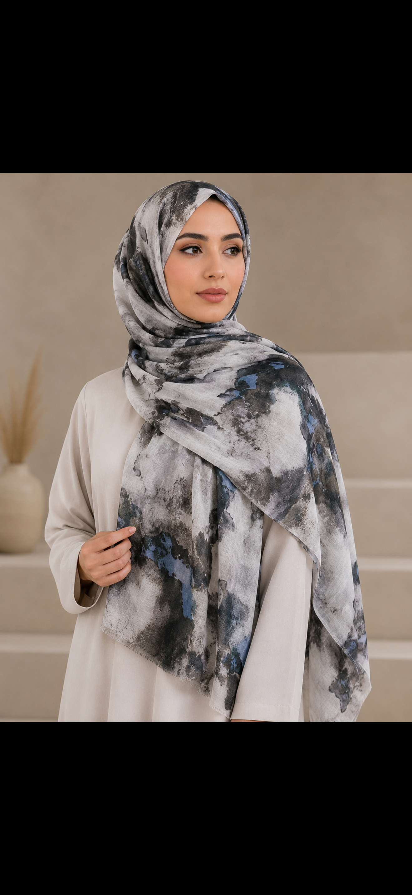 WATERCOLOUR MODAL PRINTED HIJABS