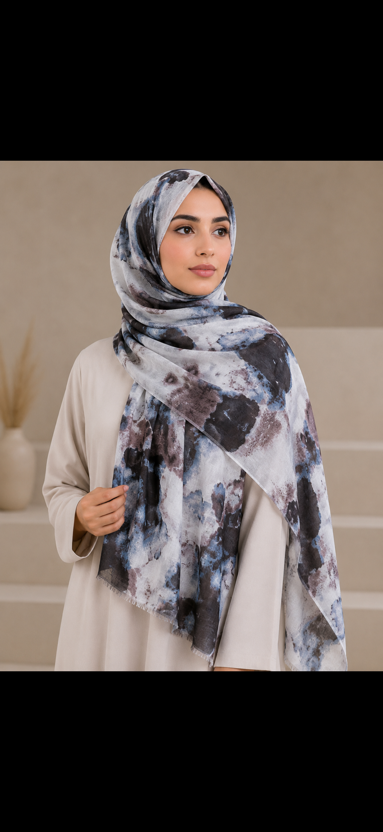 WATERCOLOUR MODAL PRINTED HIJABS