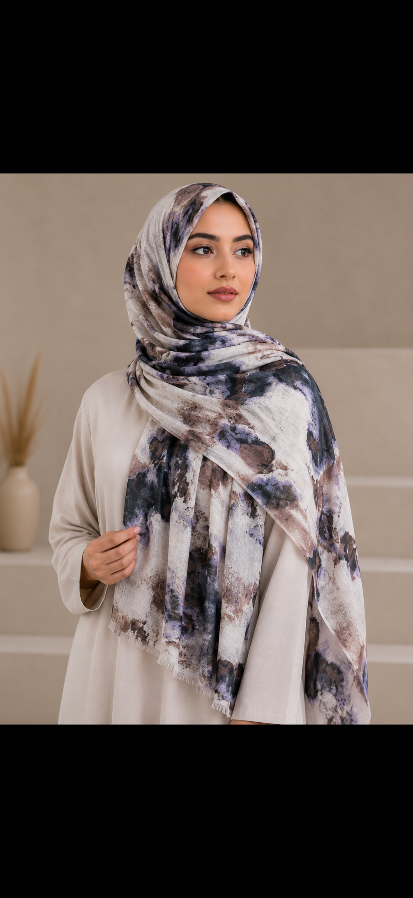 WATERCOLOUR MODAL PRINTED HIJABS