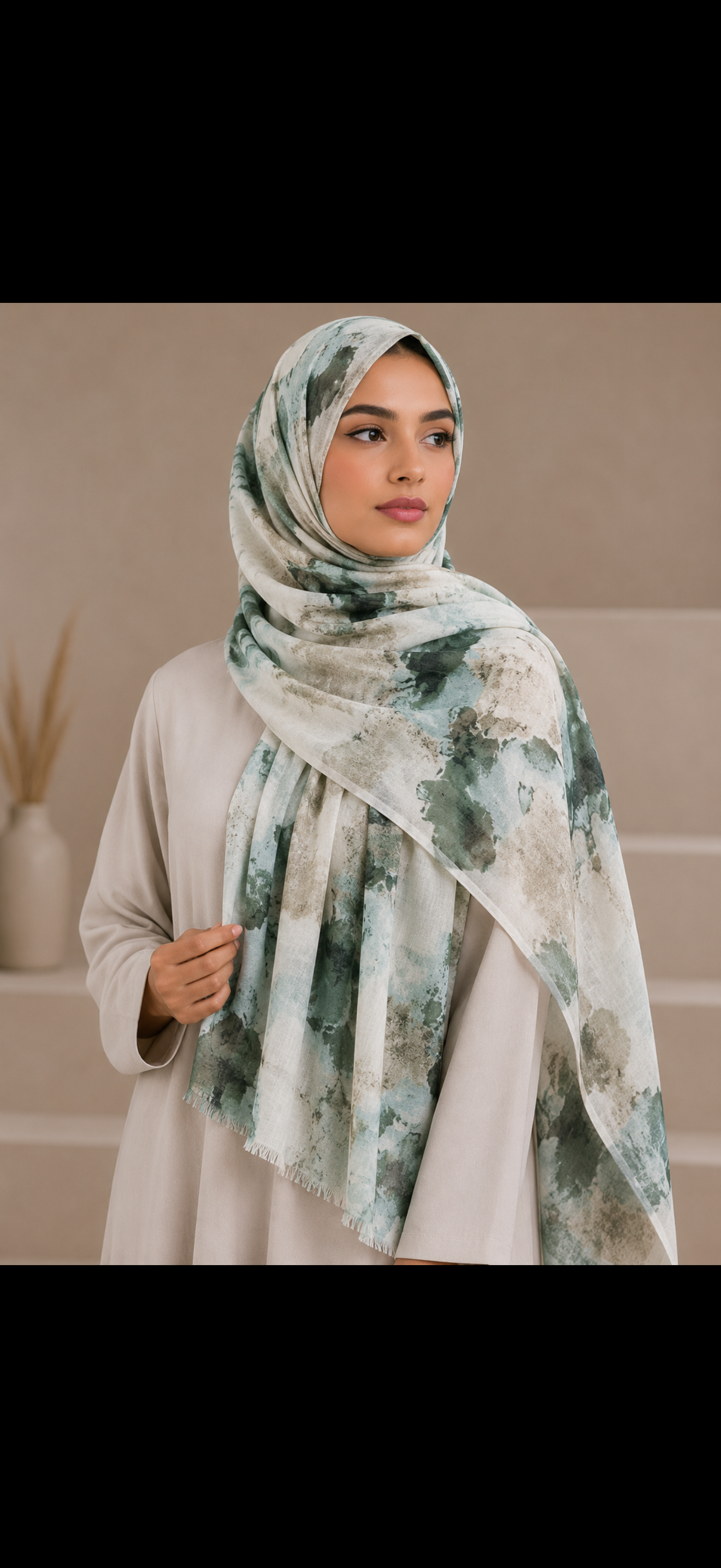 WATERCOLOUR MODAL PRINTED HIJABS